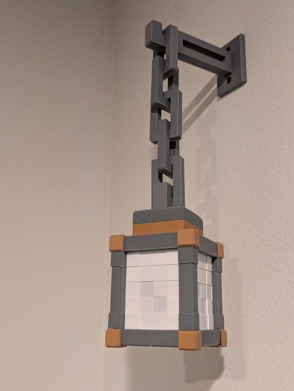Yet another Minecraft inspired block lantern
