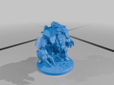 Inspired by  Warhammer 40K Brutalis-Dreadnought