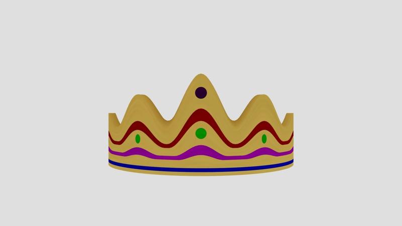 Prince Crown 3D Model