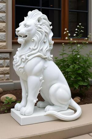 Lion statue