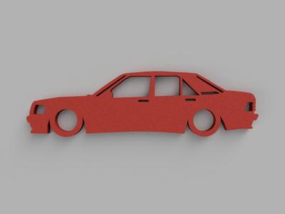 Mercedes-Benz W126 Keychain Digital Model – Unlock Luxury with 3D Printed Elegance!