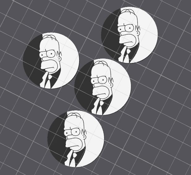 The Simpsons - Homer Simpson Tire Valve Stem Cap