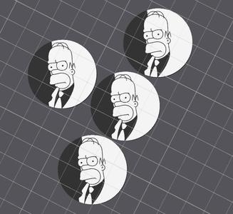 The Simpsons - Homer Simpson Tire Valve Stem Cap