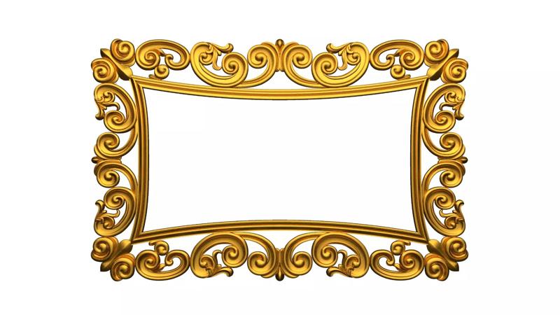 Frame mirror 3D model 11