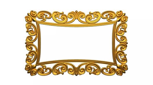 Frame mirror 3D model 11