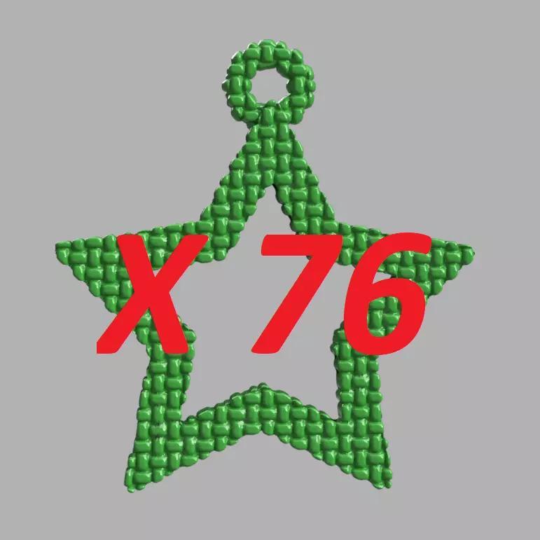 Etoile de noel X76 3D printing