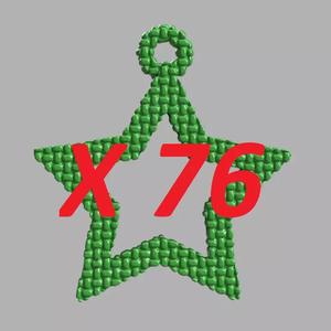 Etoile de noel X76 3D printing