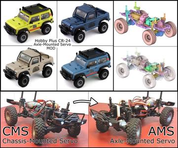 Hobby Plus CR-24 Axle-Mounted Servo MOD