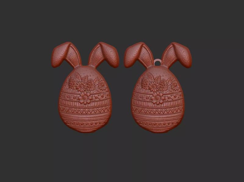 Easter egg decor bunny ears decor