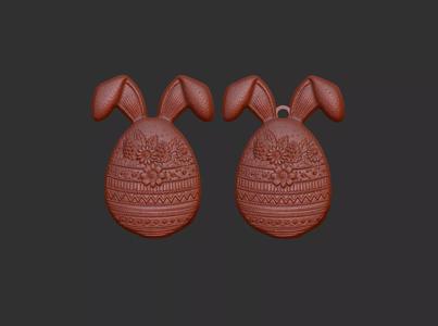 Easter egg decor bunny ears decor