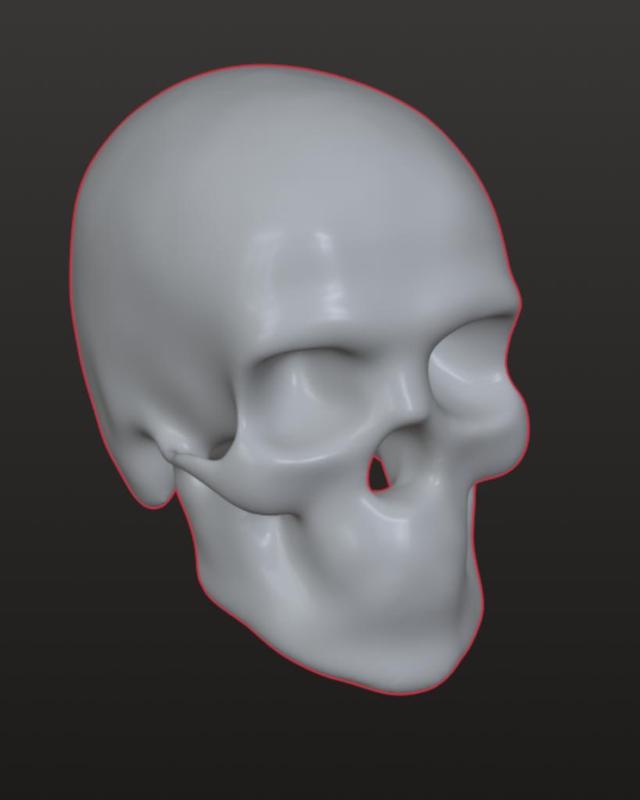 Smooth Desk Skull