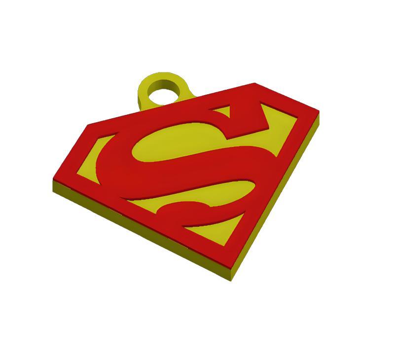 Superman keychain