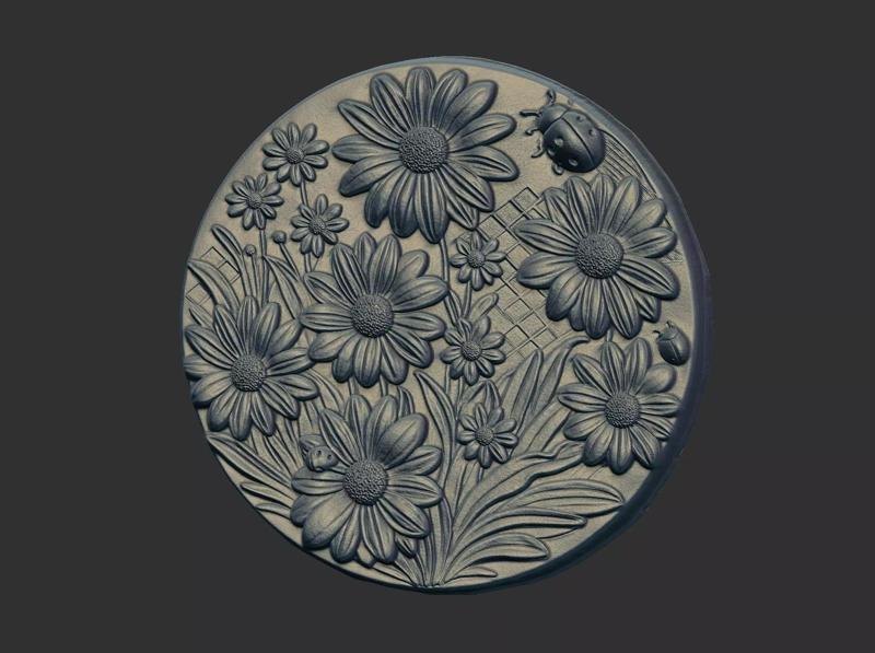 flowerwalldecor roundframe
