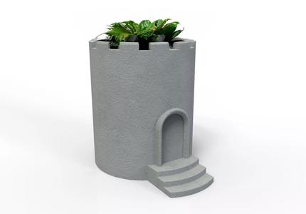 Circular Villa Flower Pot
