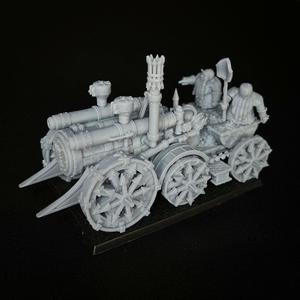 Evil Dwarf Iron Demon Train 28mm