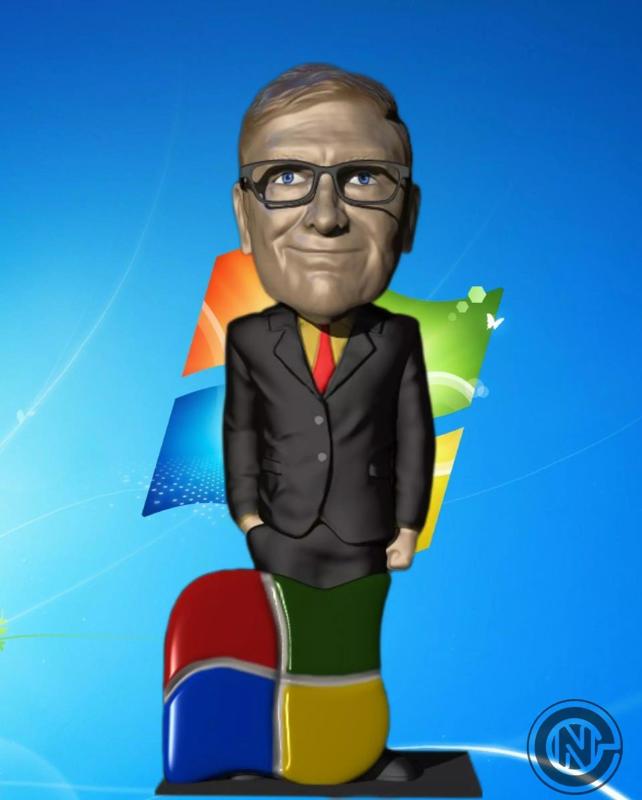 BILL GATES CABEZON
