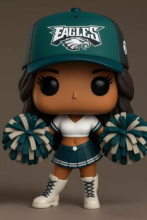 FUNKO POP CHEERLEADER Philadelphia Eagles