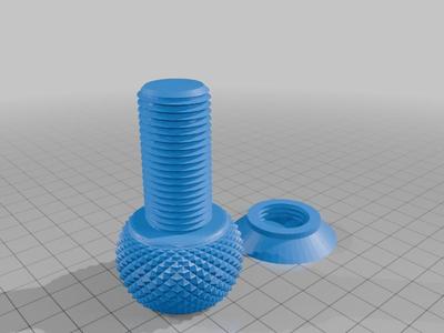 Knurl Remix reverse thread and stopper 