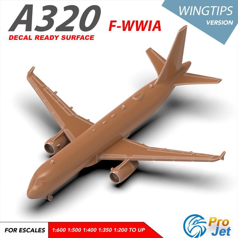Airbus A320 F-WWIA wingtips version