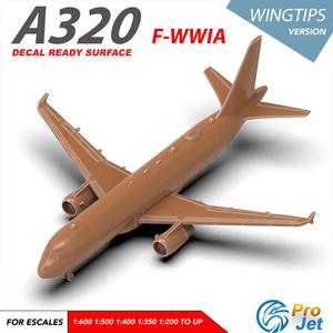 Airbus A320 F-WWIA wingtips version