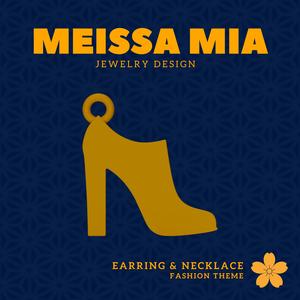 Step Into Style – 3D Print File for High Heels Earrings & Necklace High Heels Crown Earring - High HeelsNecklace - Girl's Fashion