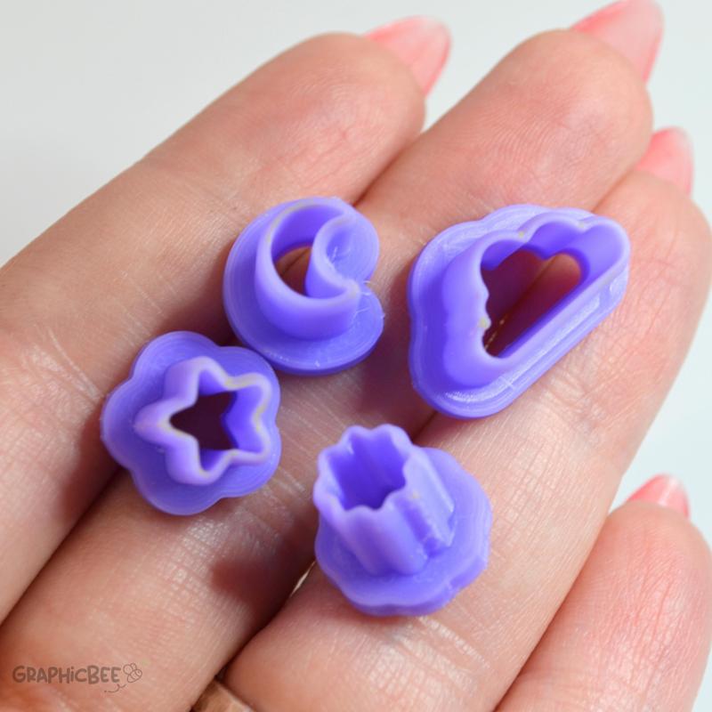 Mini Clay Cutter Bundle 1 - STL & OBJ Files