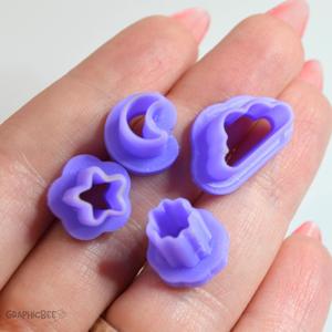 Mini Clay Cutter Bundle 1 - STL & OBJ Files