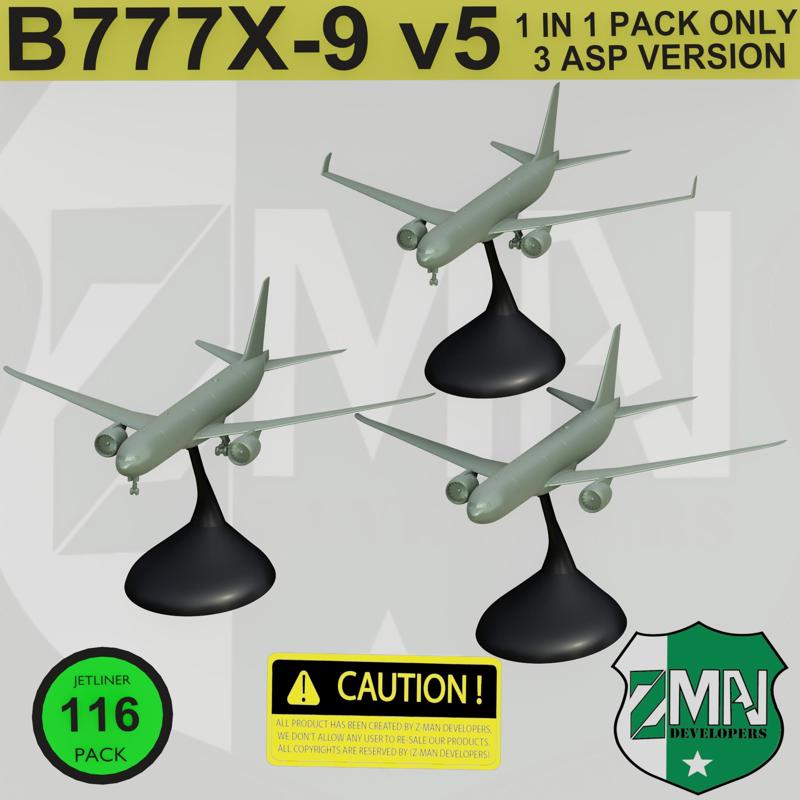 B777-9X V5 (3 IN 1)
