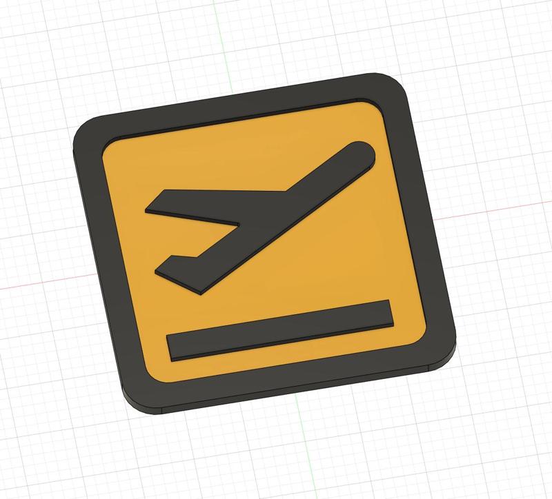 Airport Sign (take-off)