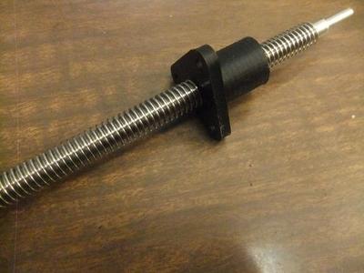 10x2 Flange Mount LeadScrew Supernut