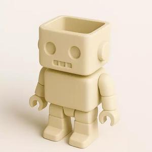 Robot Desk Organizer  Planter  STL for Printing