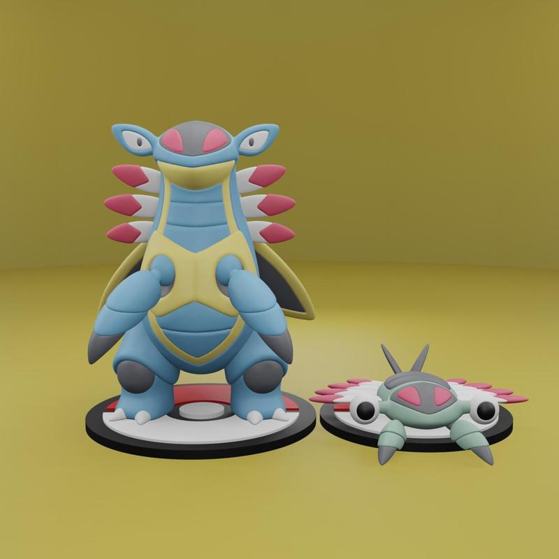 Pokemon No. 347, 348 Anorith, Armaldo