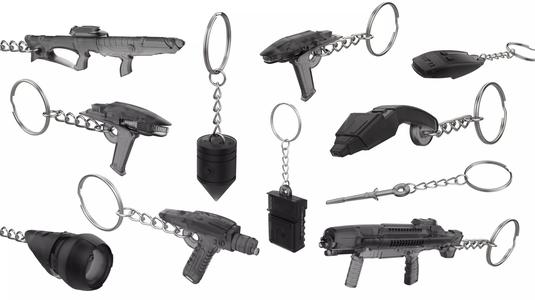 StarTrek Keychains Set part 1 - 11 STLs - Commercial Use