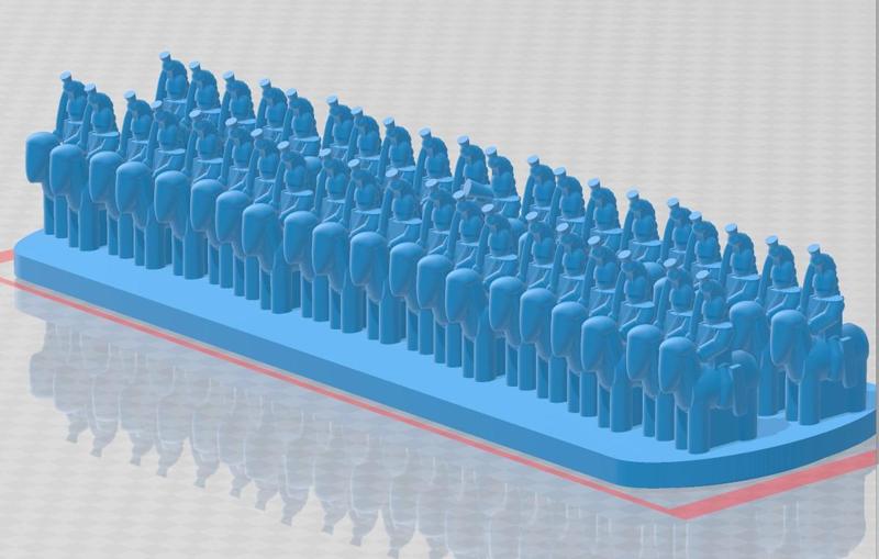 3mm French Cavalry - Dragoon squadron