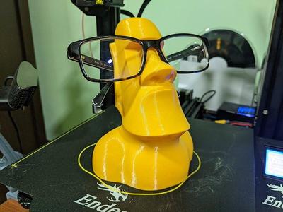 Moai Eyeglass Holder - Remix