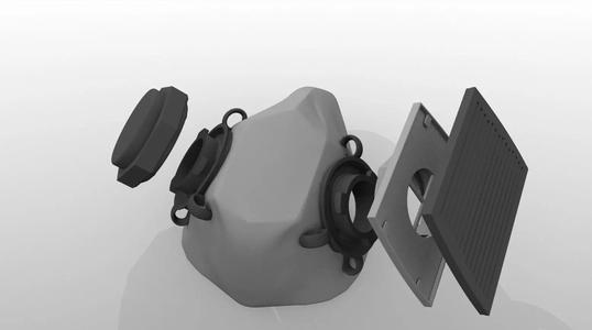 3D Printable Reusable Respirator Package