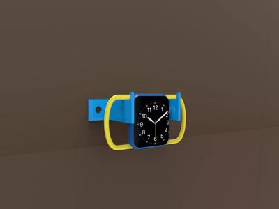 Apple wall watch holder