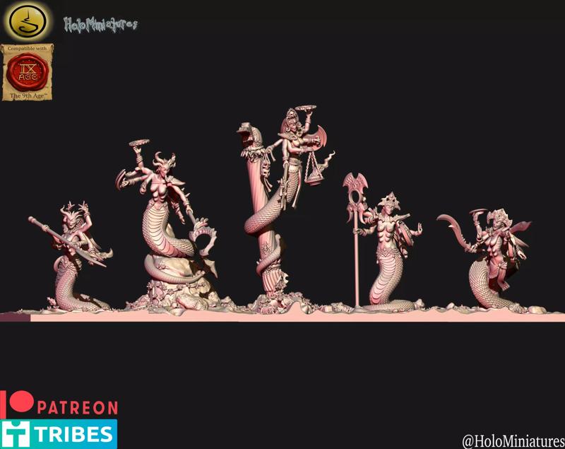 Daemons of Lust fiend unit