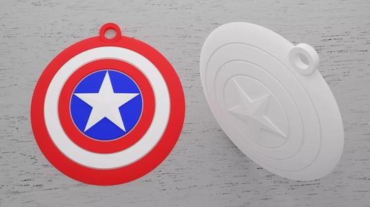 Chaveiro Escudo Capitao America