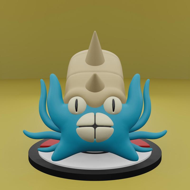 Pokemon No. 139 Omastar