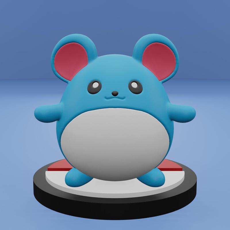 Pokemon No. 183 Marill