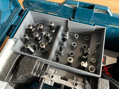 Router bit box for Bosch GOF 1250 L-Boxx