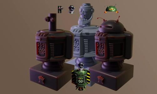 Chess Pack KAOS boss from DKC3