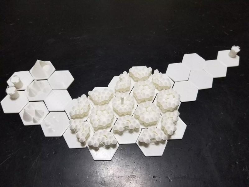 TTRPG hex map piece collection