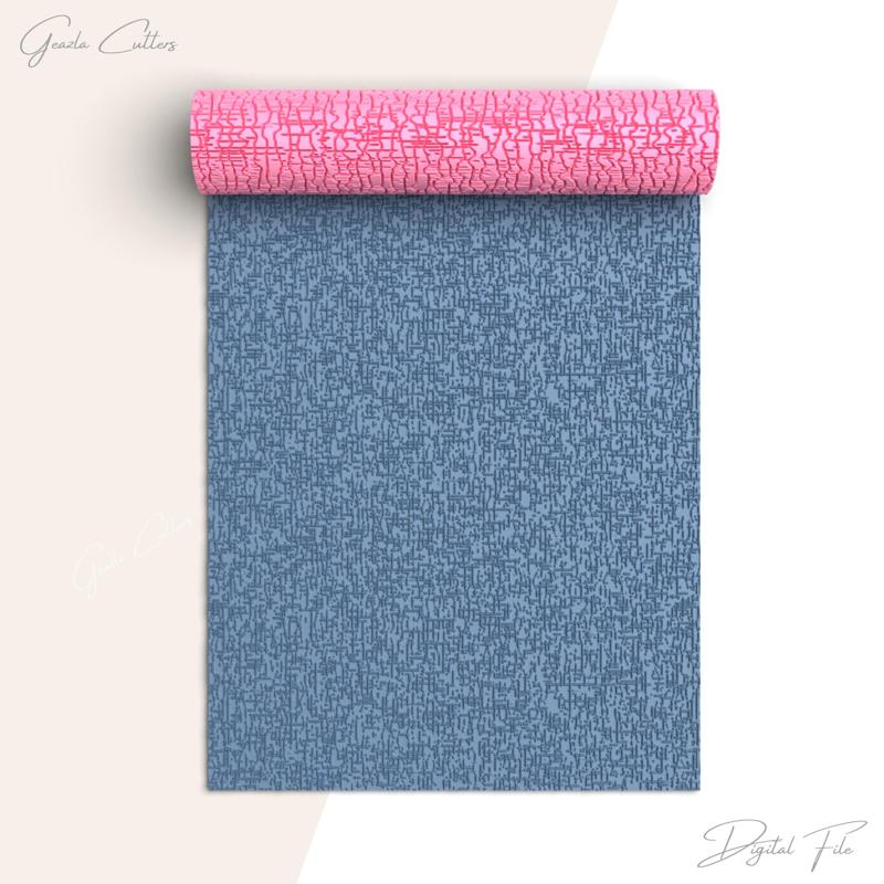 Jean Texture Roller For Polymer Clay, Fabric Clay Texture Roller, Polymer Clay Tool, Printable STL File, Digital STL File,No: 781