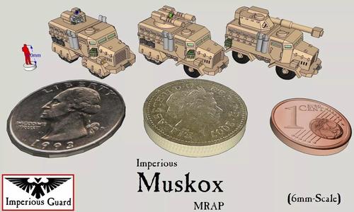 6mm and 8mm Muskox MRAP Armored Transport