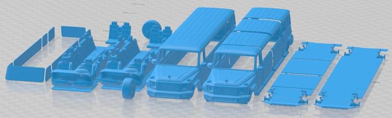 Mercedes Maybach G600 Limousine W464 2019 Printable Car