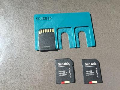SD CARD HOLDER CREDIT CARD FORMAT