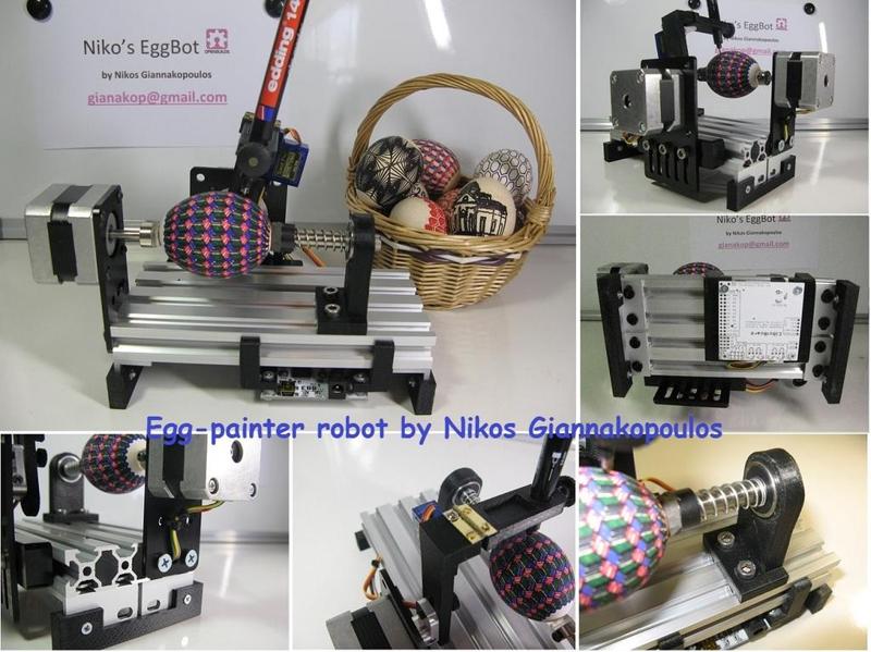 Niko’s Egg-painter robot (OpenBuilds)