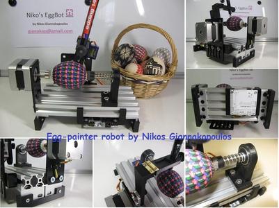 Niko’s Egg-painter robot (OpenBuilds)